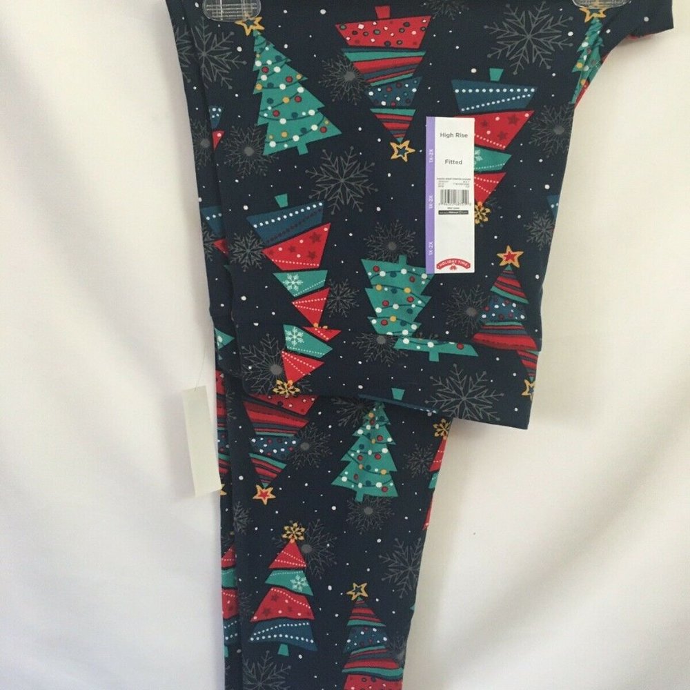 Christmas Plus Size Leggings Holiday New